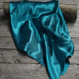 Rodeo Drive 35"x35" Solid Teal Wild Rag