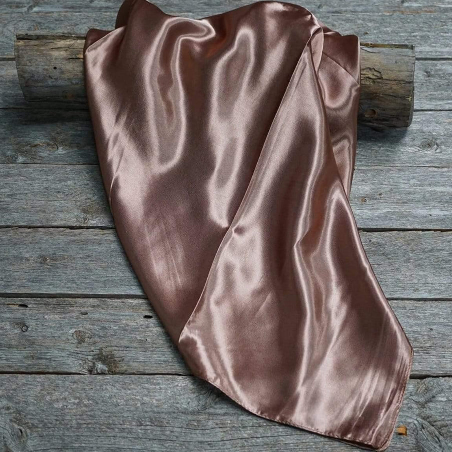 Rodeo Drive 35"x35" Solid Tan Wild Rag