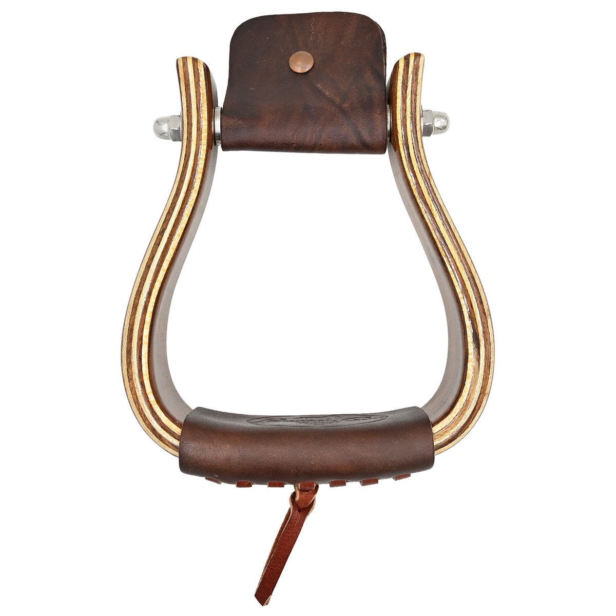 Professional's Choice 2" Dark Wood Stirrups