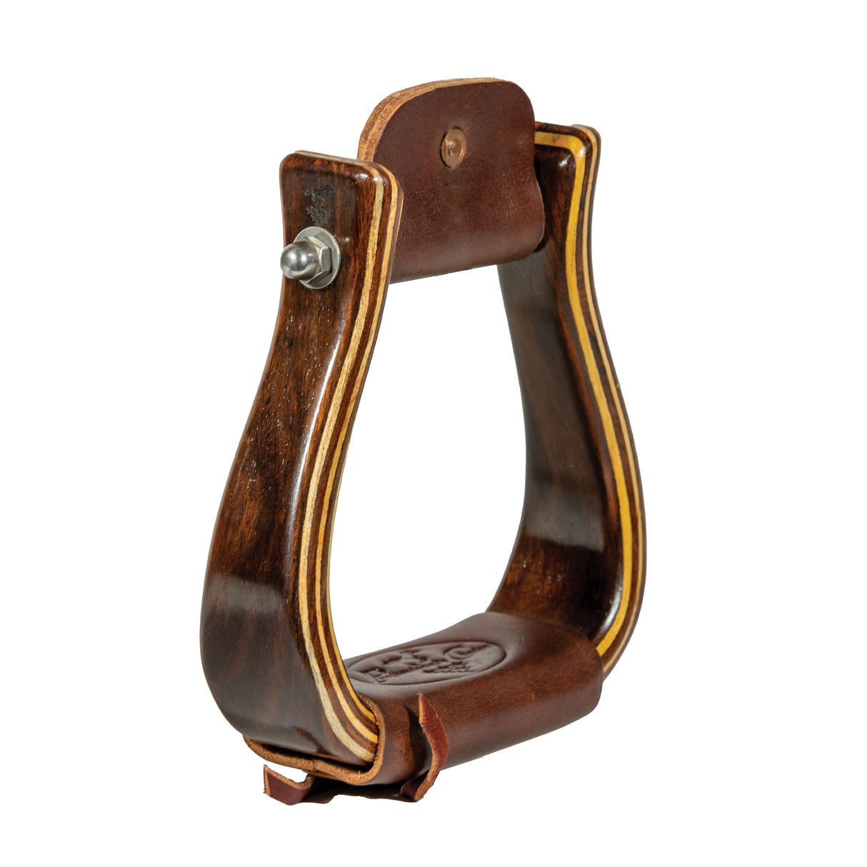 Professional's Choice 2" Dark Wood Stirrups
