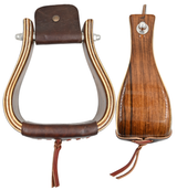 Professional's Choice 3" Dark Wood Stirrups