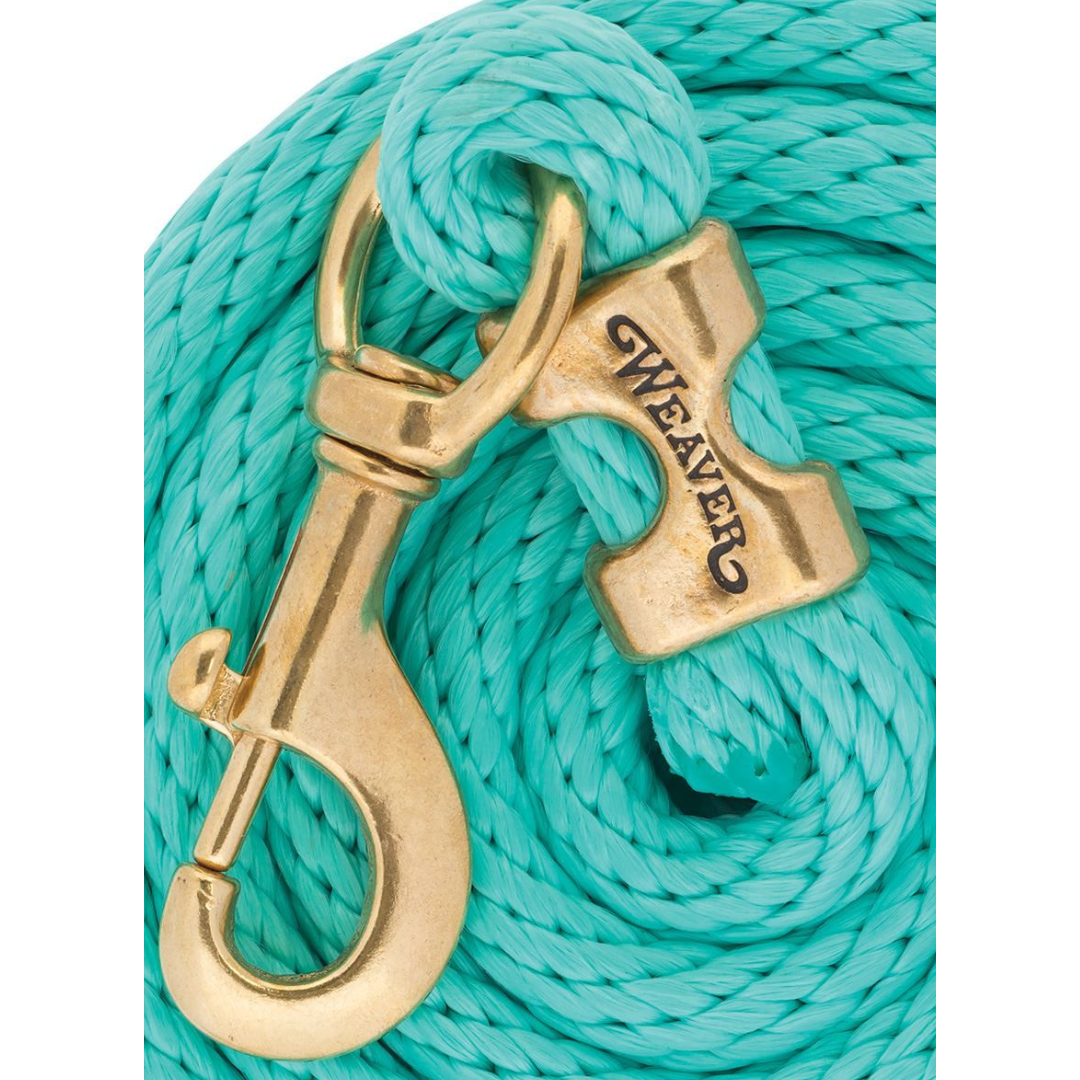 Weaver Leather Poly Lead Rope with Solid Brass Snap-Mint