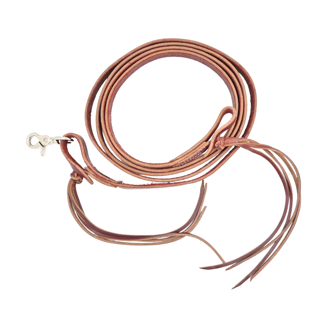 Wildfire Saddlery Pineapple Knot Latigo Leather Roping Reins