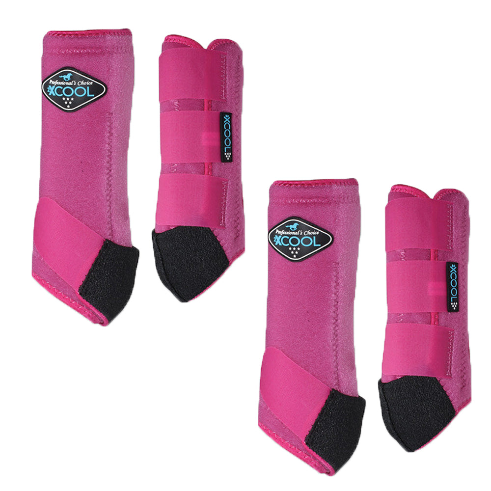 Professional's Choice 2XCool Sports Medicine Boot Value 4 Pack- Raspberry