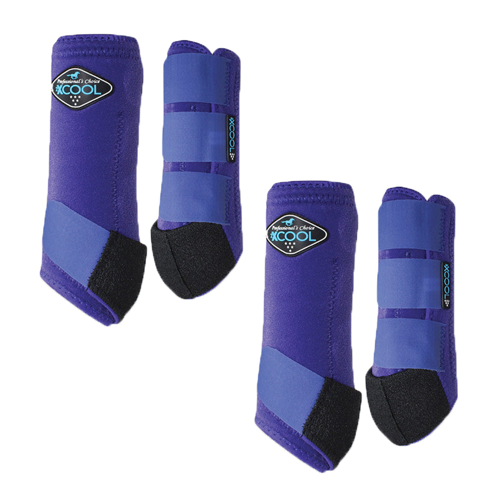 Professional's Choice 2XCool Sports Medicine Boot Value 4 Pack- Purple