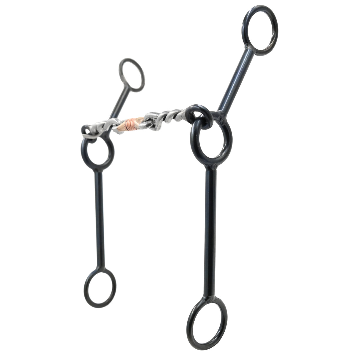 Dutton Bits Twisted Wire Dog Bone Long Shank Gag Bit