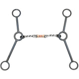 Dutton Bits Twisted Wire Dog Bone Long Shank Gag Bit