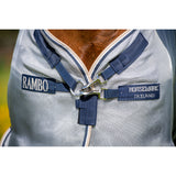 Horseware Rambo Protector Fly Sheet- Silver/Navy/White/Beige