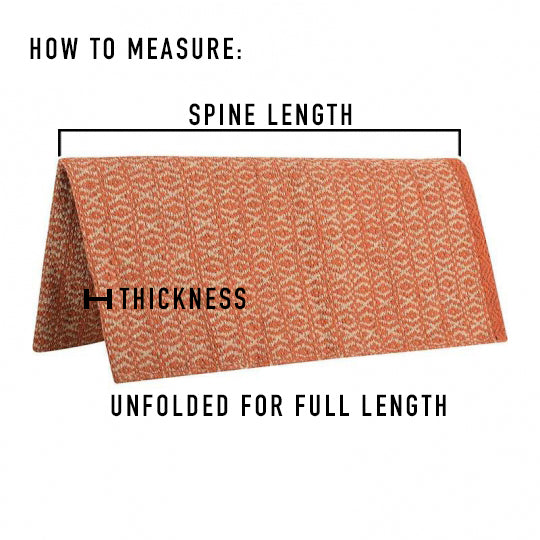 Mayatex Inc. 36"X34" Cowtown Cream and Tan Saddle Blanket