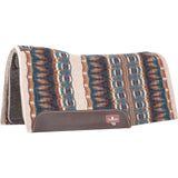 Classic Equine 32"X34" 1/2" Blanket Top Saddle Pad- Latte/Chestnut