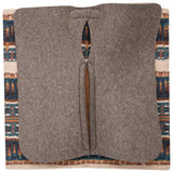 Classic Equine 32"X34" 1/2" Blanket Top Saddle Pad- Latte/Chestnut