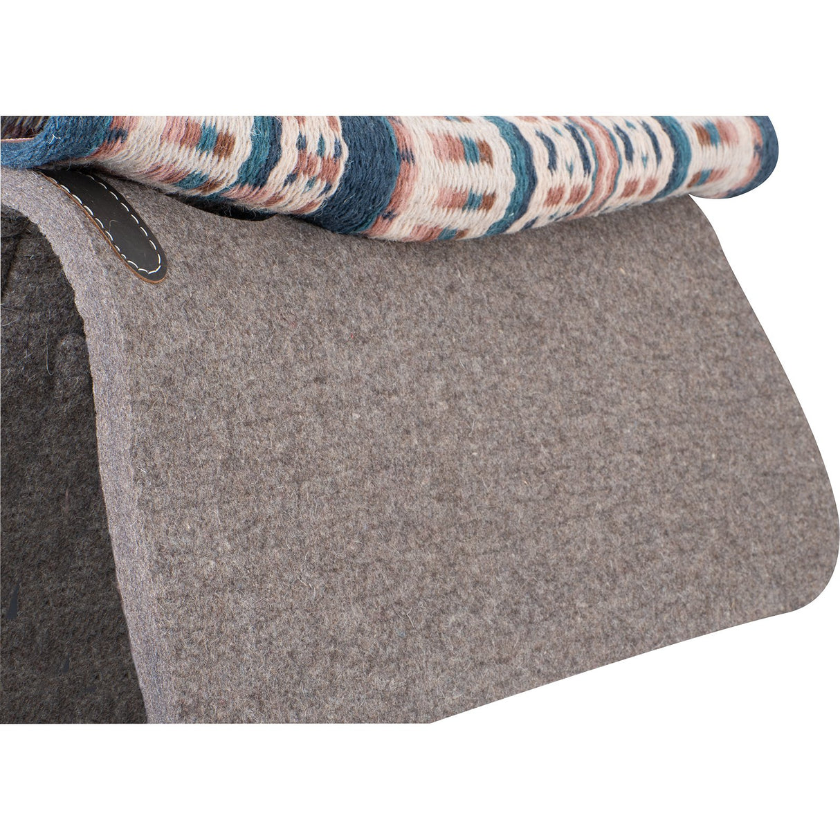 Classic Equine 32"X34" 1/2" Blanket Top Saddle Pad- Navy/Peacock