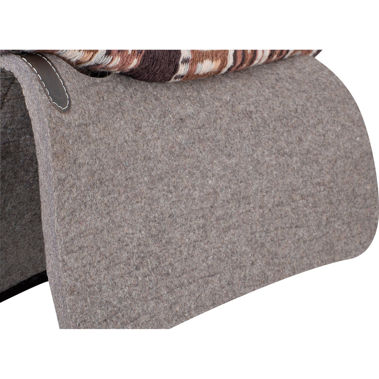 Classic Equine 34"X38" 1/2" Blanket Top Saddle Pad- Coffee/Cashmere