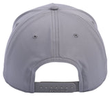 Classic Equine Grey 5 Panel Snapback Cap with Embroidered Logo