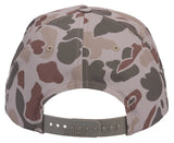 Classic Ropes Duck Camo Retro Snapback Cap
