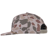 Classic Ropes Duck Camo Retro Snapback Cap