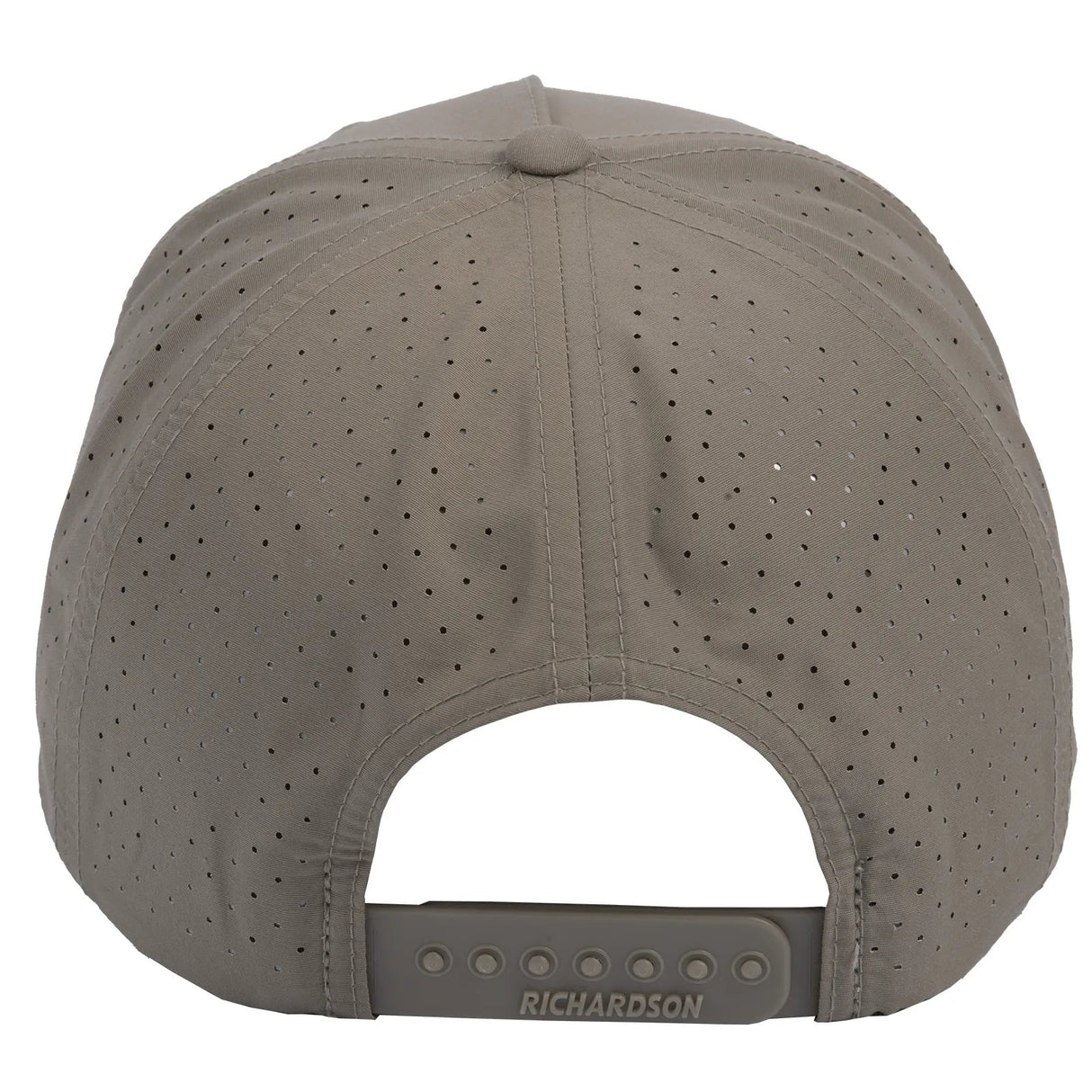 Classic Ropes Khaki Performance Snapback Cap with Brown Embroidered Logo