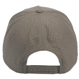 Classic Ropes Khaki Performance Snapback Cap with Brown Embroidered Logo