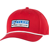 Rattler Ropes Red 5 Panel Snapback Cap with Patch