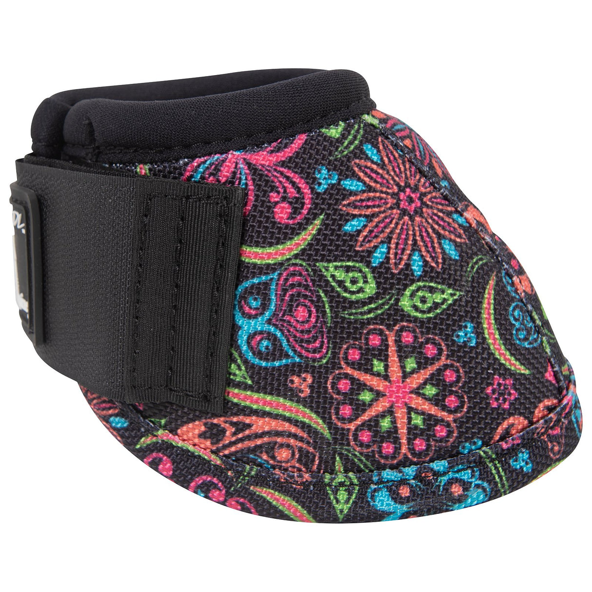 Classic Equine Dyno Turn Designer Bell Boots- Neon Flower