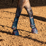 Classic Equine Dyno Turn Designer Bell Boots- Neon Flower