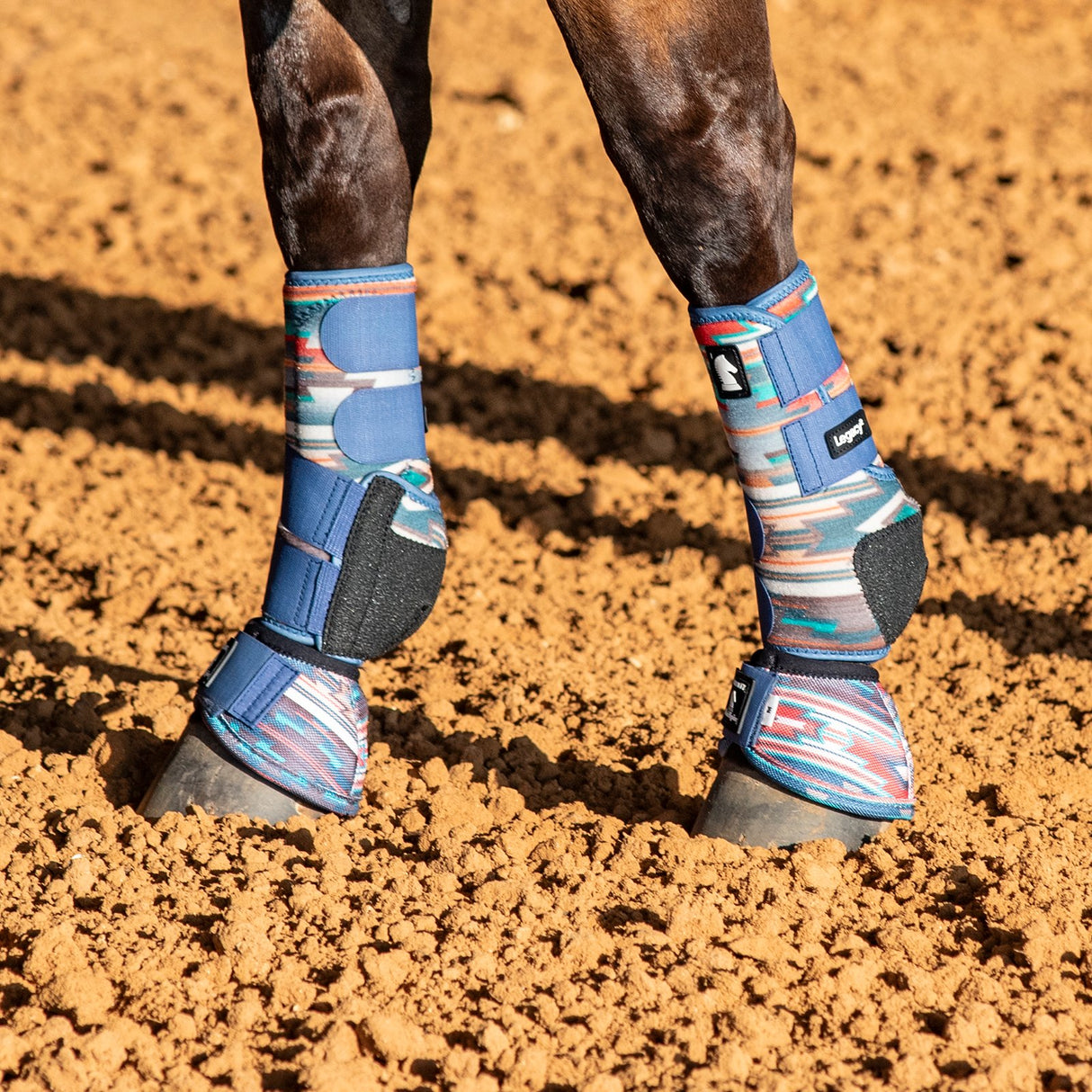 Classic Equine Dyno Turn Designer Bell Boots- Pueblo
