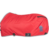 Classic Equine Open Front Nylon Stable Sheet- Cardinal Red