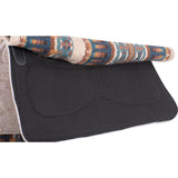 Classic Equine 3/4" ESP Contour Saddle Pad 32"x34"- Latte/Chestnut