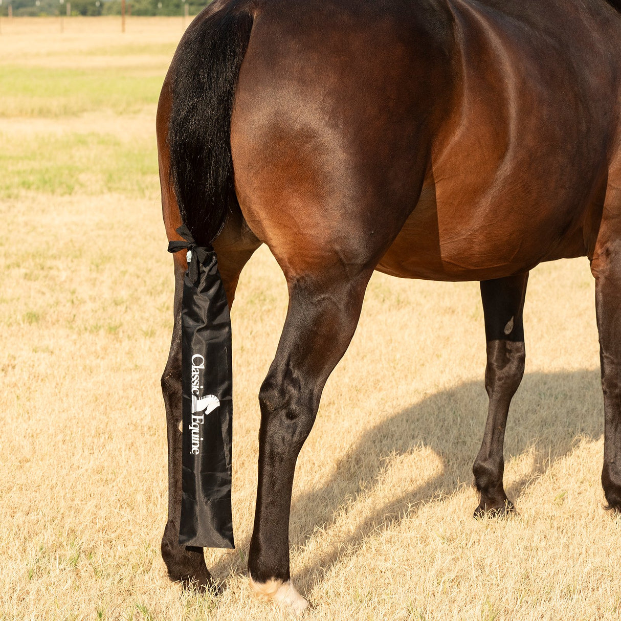 Classic Equine Black Slick Tail Bag