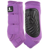 Classic Equine Classic Fit Front, Hind, and Bell Boot Combo Pack- Violet Purple