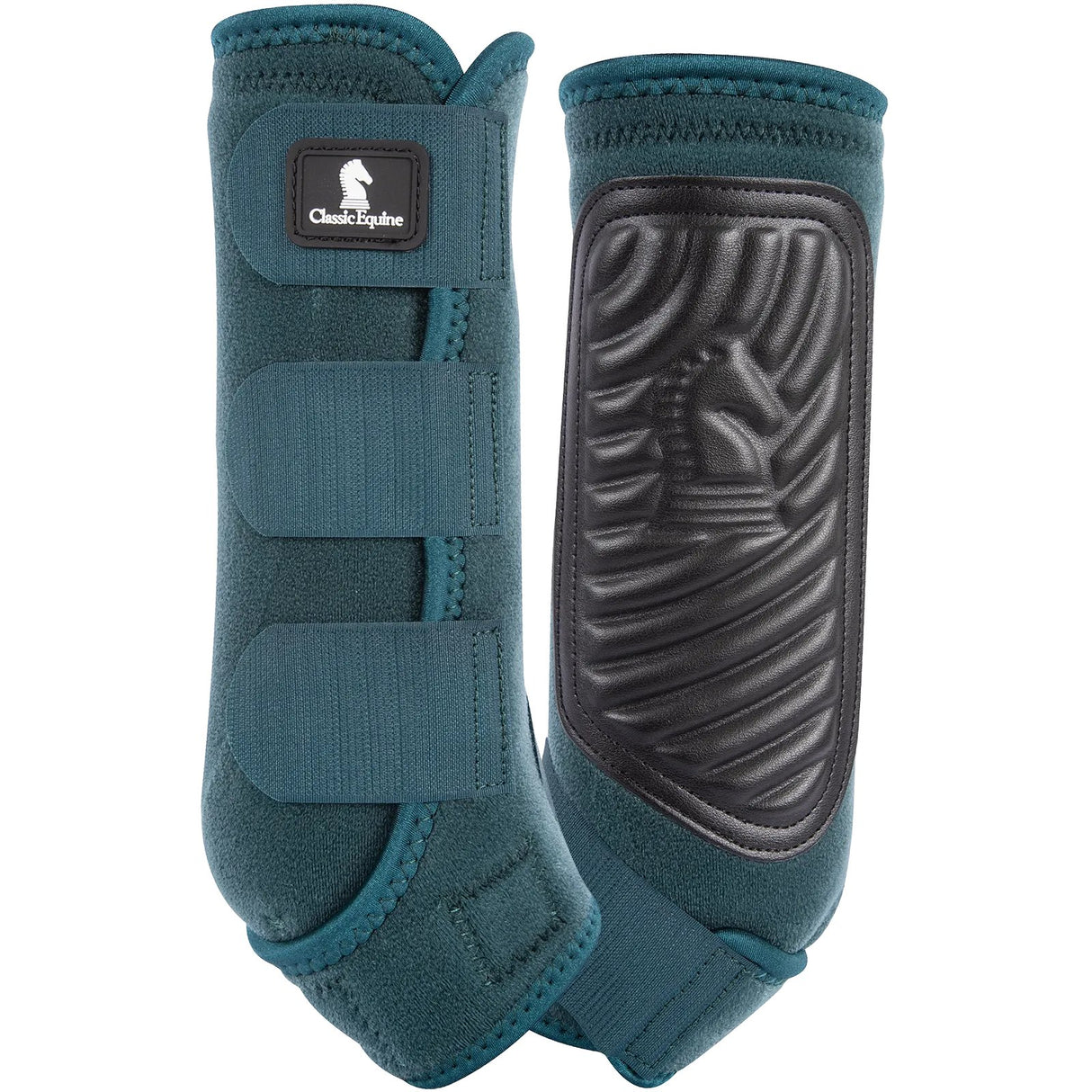 Classic Equine Classic Fit Front, Hind, and Bell Boot Combo Pack- Dragonfly