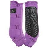 Classic Equine Classic Fit Front, Hind, and Bell Boot Combo Pack- Violet Purple