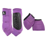 Classic Equine Classic Fit Front and Bell Boot Combo Pack- Violet Purple