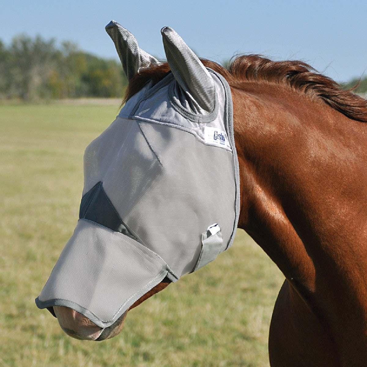 Cashel Crusader Average Horse Sized Long Nose Fly Mask With Ears