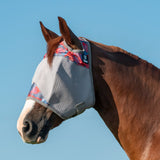Cashel Pattered Crusader Standard Fly Mask- Patchwork