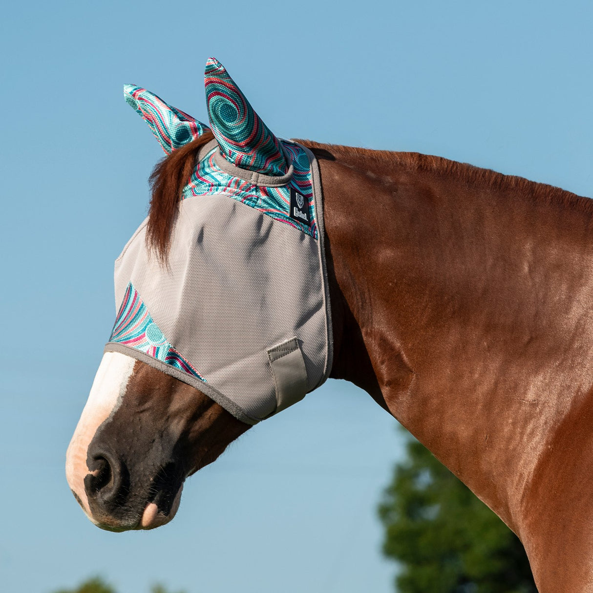 Cashel Crusader Designer Fly Mask with Ears- Breeze