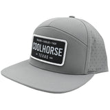 Coolhorse Gray Performance Trucker Cap with Black License Plate Patch