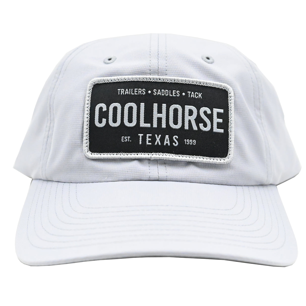 Coolhorse Light Grey Active Cap with Coolhorse License Plate Patch