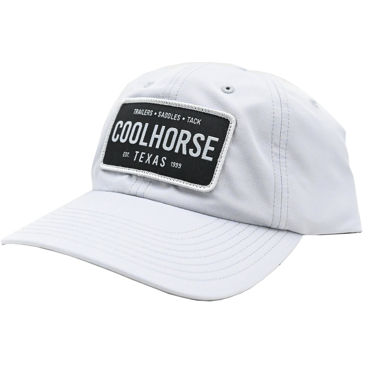 Coolhorse Light Grey Active Cap with Coolhorse License Plate Patch
