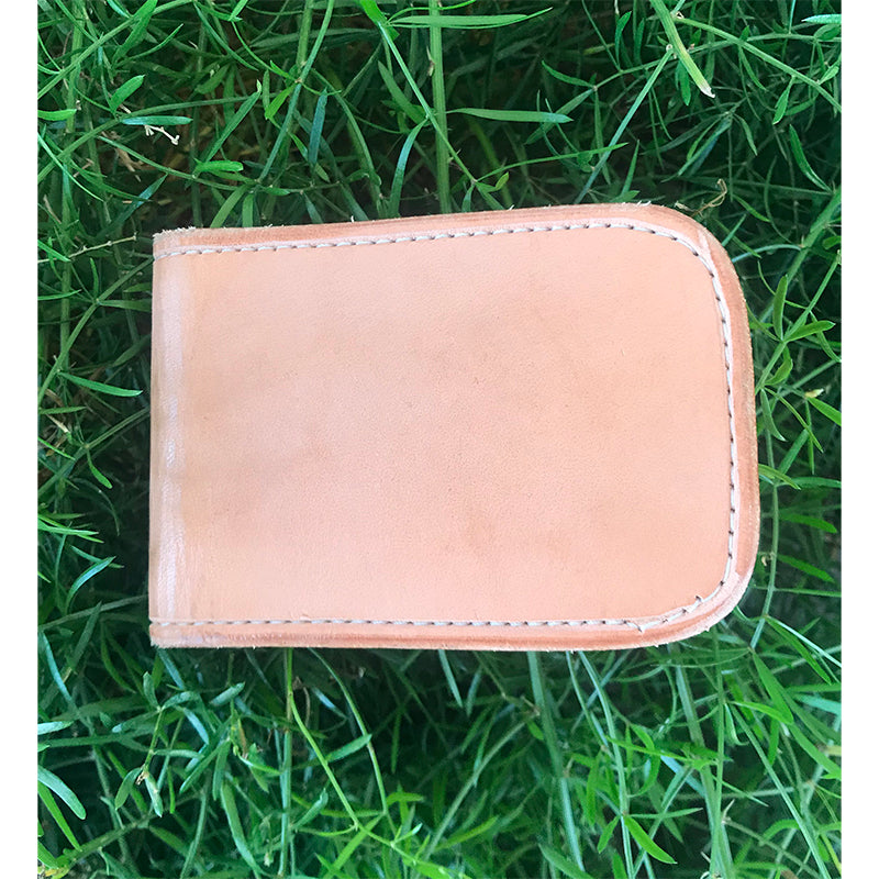 Coolhorse Leather Mini Smoothout Money Clip Wallet