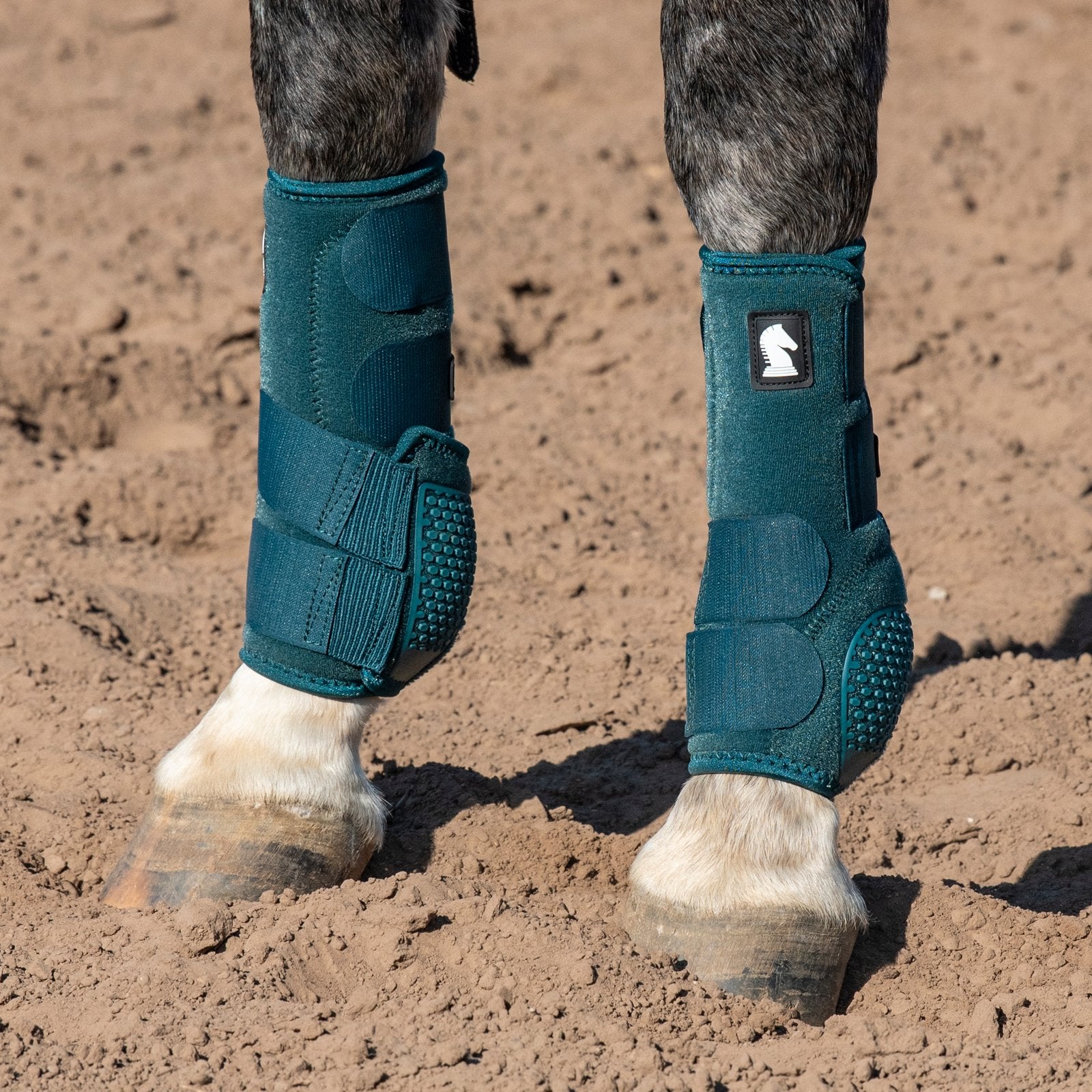 【未使用】FRANGAN Classic horse denim litmus Classic Equine Flexion by Legacy Front Protective Boots- Dragonfly