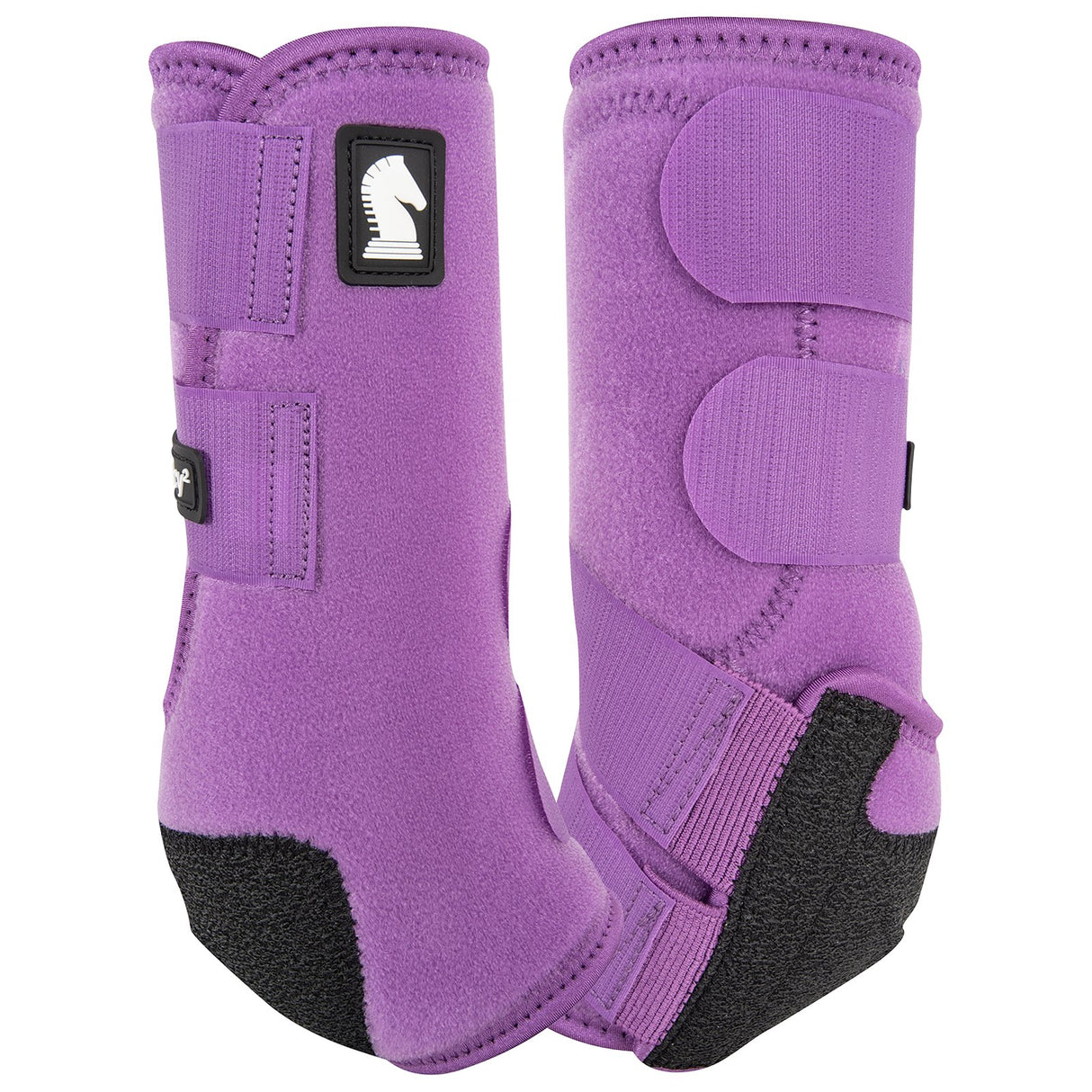 Classic Equine Legacy2 Complete Package, Front, Hind, & Bell Boot Combo Pack- Violet Purple