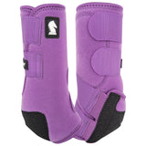 Classic Equine Legacy2 Complete Package, Front, Hind, & Bell Boot Combo Pack- Violet Purple