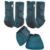 Classic Equine Legacy2 Complete Package, Front, Hind, & Bell Boot Combo Pack- Dragonfly