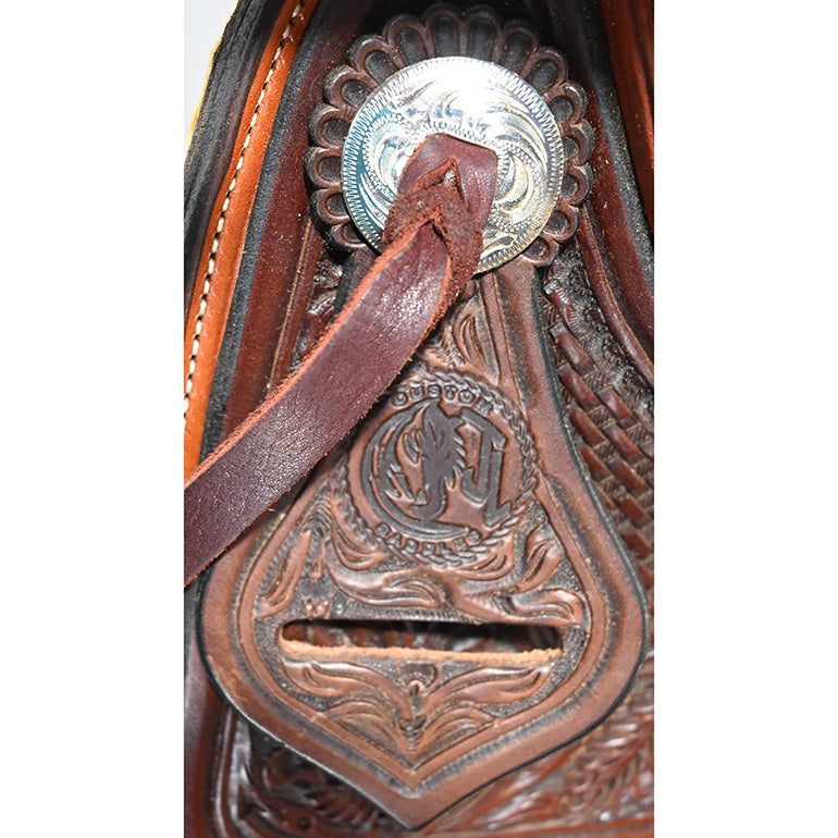 New! 17" JL Custom Saddles Ranch Cutting Saddle