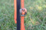 Coolhorse Leather Floral Tooled Slot Ear Headstall with Copper Sinclair Buckle