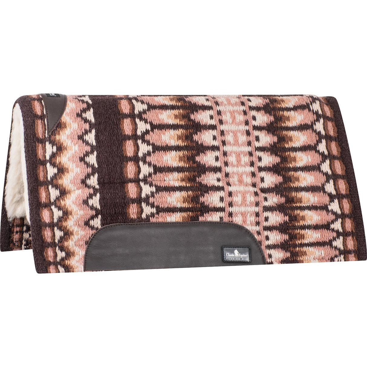 Classic Equine Sensorflex Saddle Pad 32" X 34"- Coffee/Chestnut