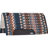 Classic Equine Sensorflex Saddle Pad 32" X 34"- Navy/Buckskin