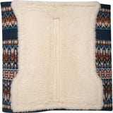 Classic Equine Sensorflex Saddle Pad 32" X 34"- Navy/Buckskin