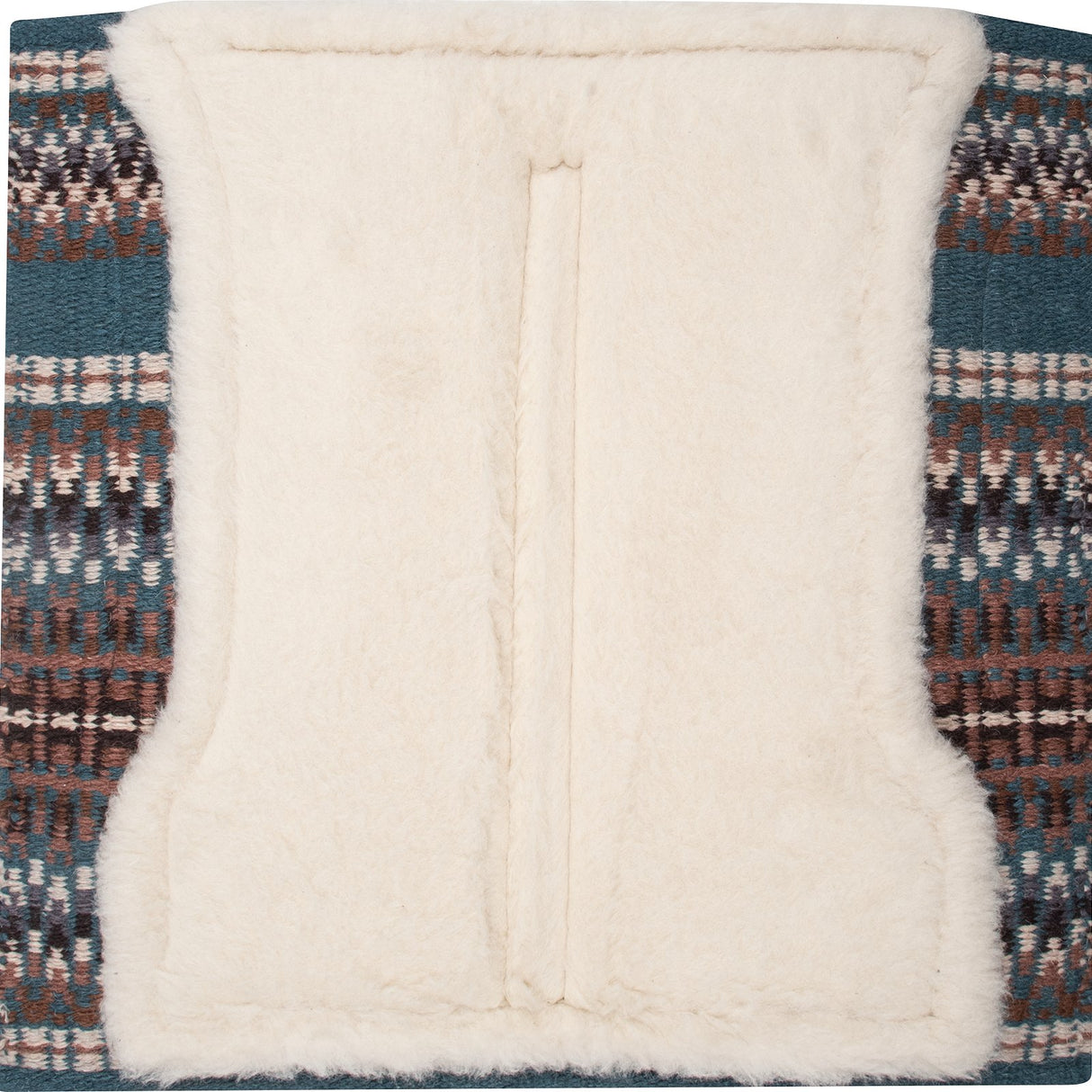 Classic Equine Sensorflex Saddle Pad 32" X 34"- Peacock/Cashmere